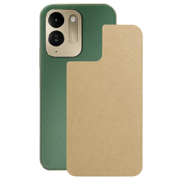 Película para Xiaomi Poco M8x - Traseira Efeito Couro Bege - Gshield