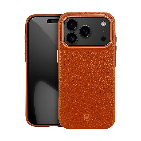 Capa para iPhone 18 Pro Max - Magsafe TechCouro - Marrom - Gshield