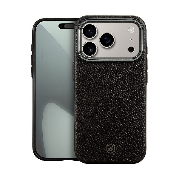 Capa para iPhone 18 Pro - Magsafe TechCouro - Preta - Gshield