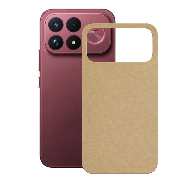 Película para Xiaomi Poco F9 Ultra - Traseira Efeito Couro Bege - Gshield