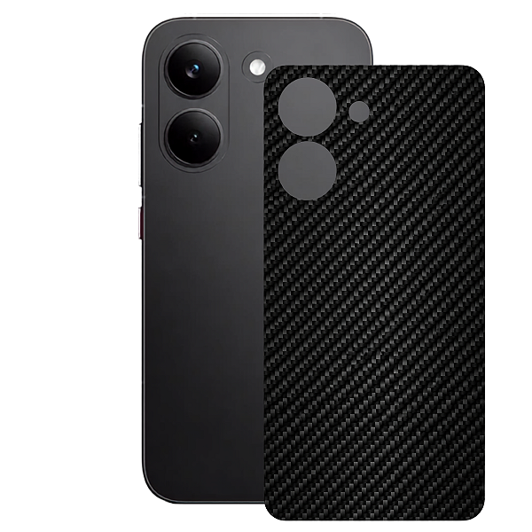 Película para Xiaomi Poco X8 - Traseira de Fibra de Carbono Preta - Gshield