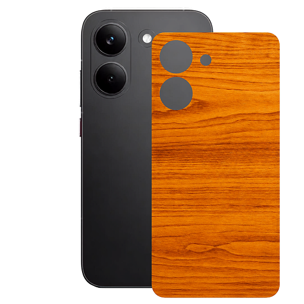Película para Xiaomi Poco X8 - Traseira Efeito Madeira Clara - Gshield