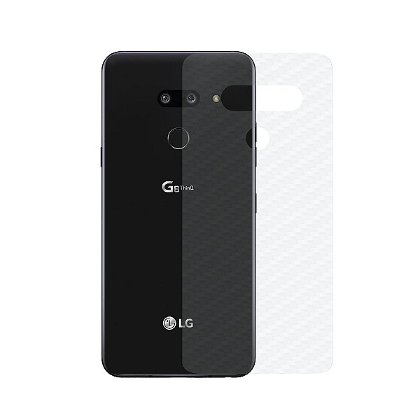 Película Traseira de Fibra de Carbono Transparente para LG G8s ThinQ - Gshield