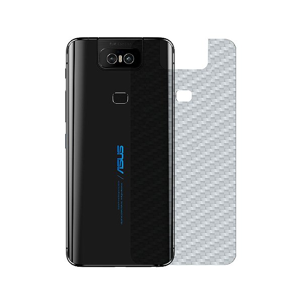 Película para Asus Zenfone 6 ZS630KL - Traseira de Fibra de Carbono - Gshield