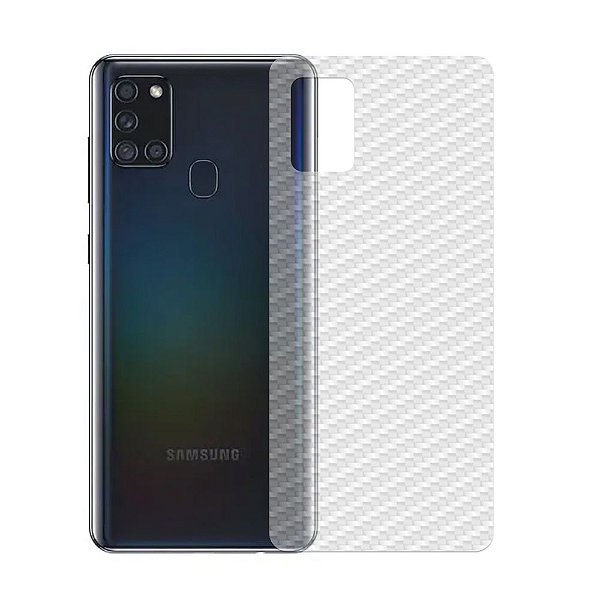 Película para Samsung Galaxy A21s - Traseira de Fibra de Carbono - Gshield