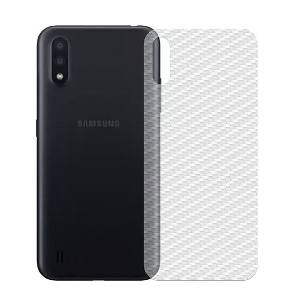 Película para Samsung Galaxy A01 - Traseira de Fibra de Carbono - Gshield