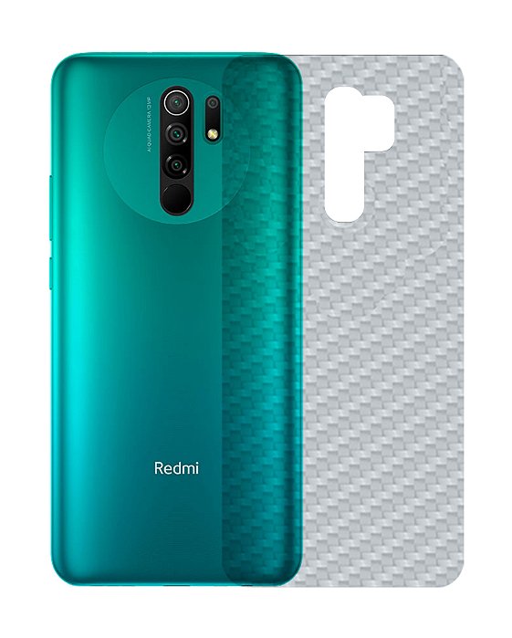 Película para Xiaomi Redmi 9 - Traseira de Fibra de Carbono - Gshield