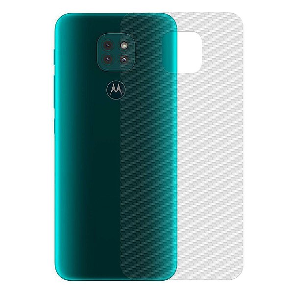 Película para Motorola Moto G9 Play - Traseira de Fibra de Carbono - Gshield