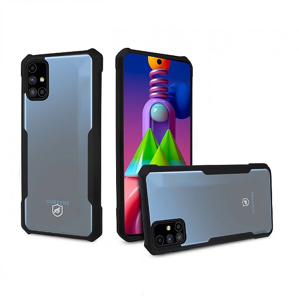 Capa Case Silicone Aveludada Samsung Galaxy M51 6.7 - Preto