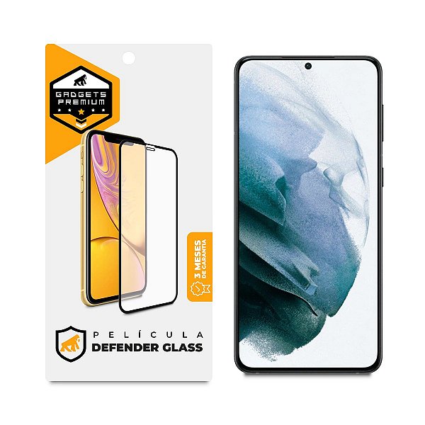 Película para Samsung Galaxy S21 Plus - Defender Glass Preta - Gshield