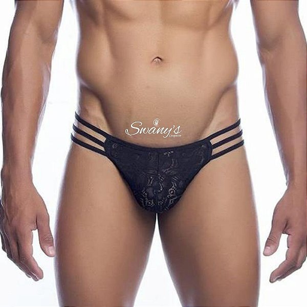 Calcinha Masculina Micro Fio Dental Strappy Alex