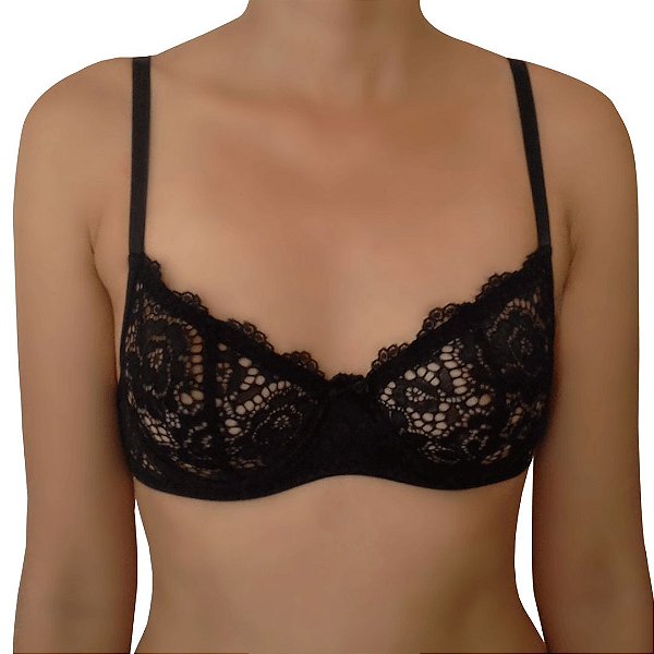 Sutiã balconet renda Clearance