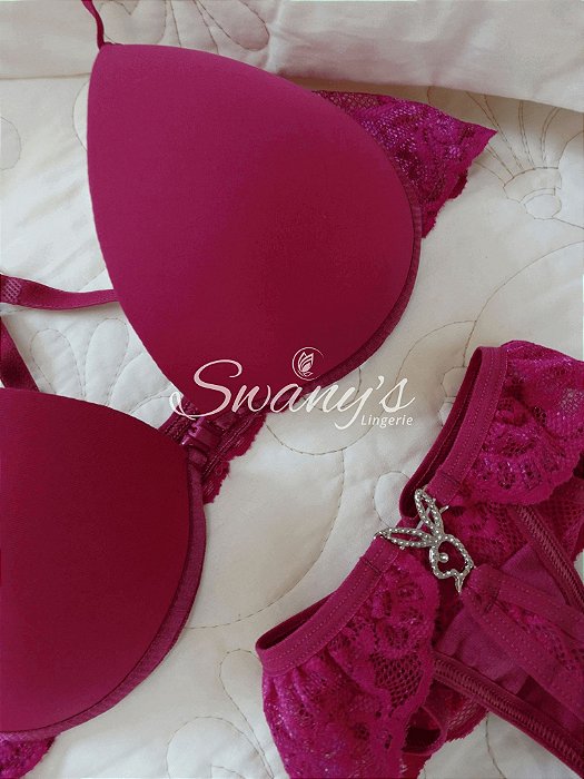 Conjunto Lingerie Sexy Playboy