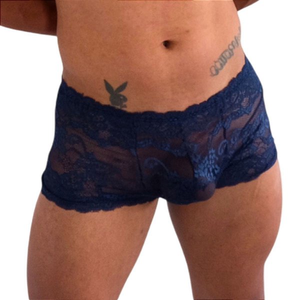 Calcinha Shortinho para Homem em Renda
