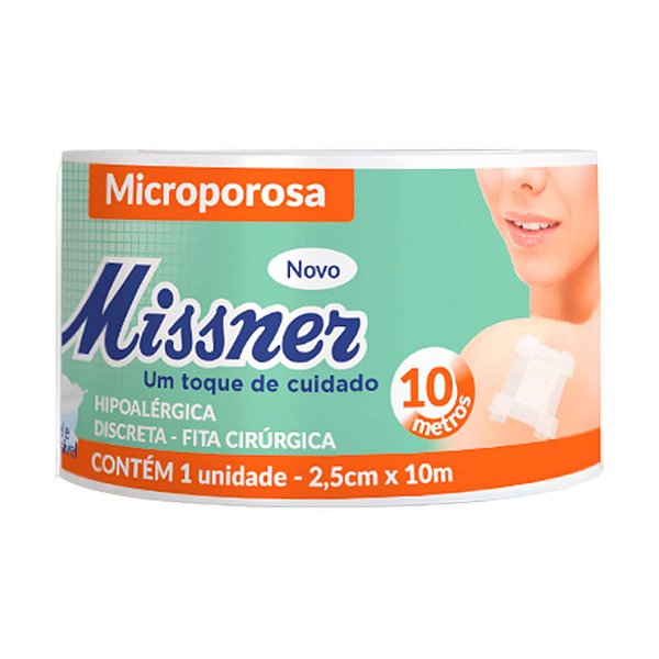 Fita Micropore Missner 2,5cmx10m