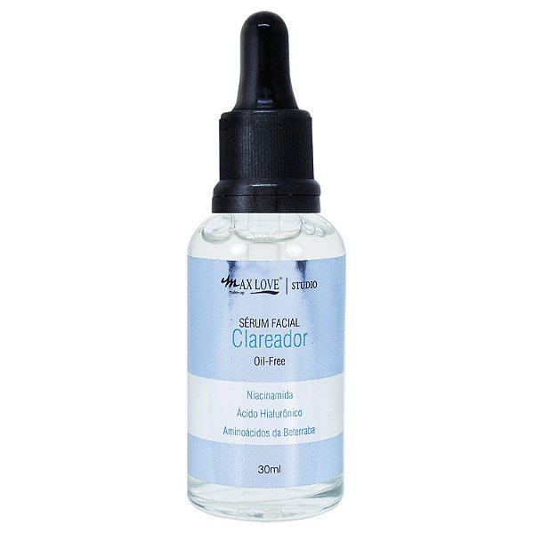 Sérum Facial Max Love Clareador Oil Free Vegano 30ml