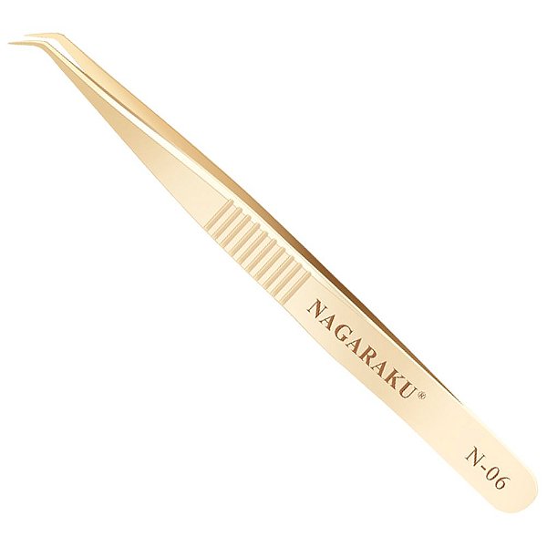 Pinça Nagaraku Extensão de Cílios N-06 Gold