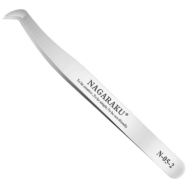 Pinça Nagaraku Extensão de Cílios Volume Russo N-05-2 Silver