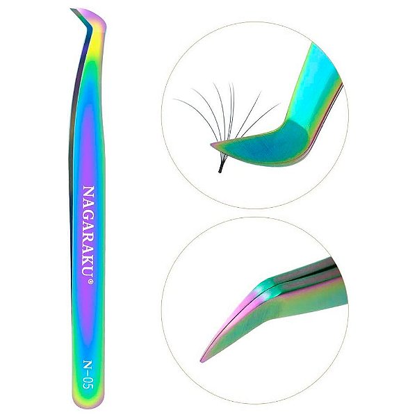 Pinça Nagaraku N-05 Volume Russo Multicolor