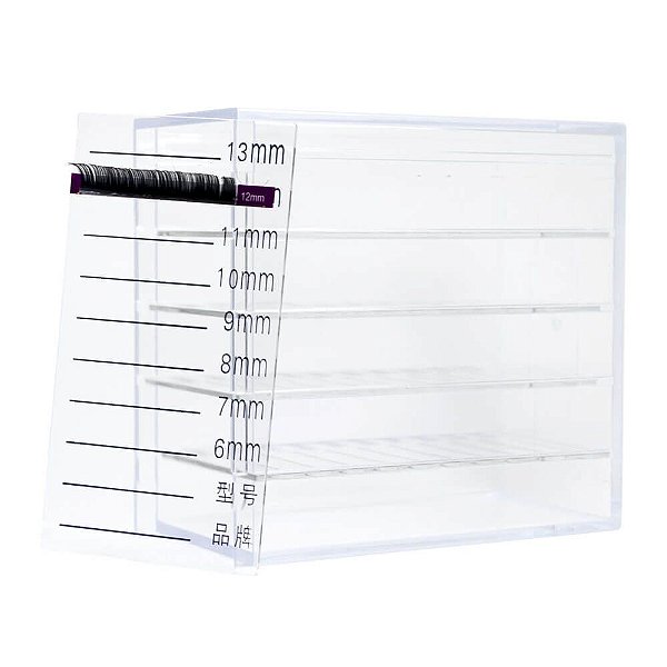 Porta Cílios Lash Box em Acrilico Organizador 5 Placas