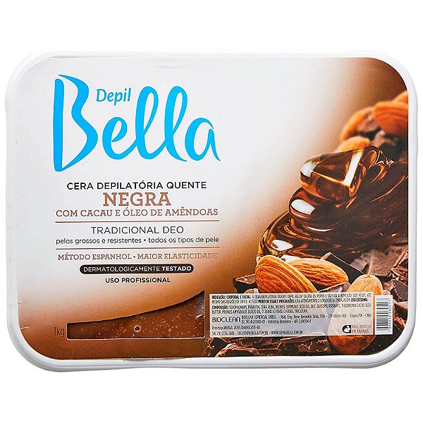 Cera Quente Depil Bella 1kg Negra