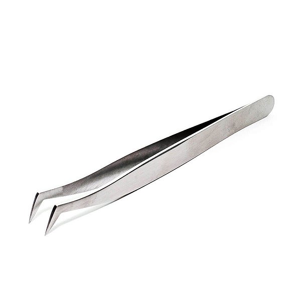 Pinça Ponta Curvada Volume Russo 11cm Vermonth
