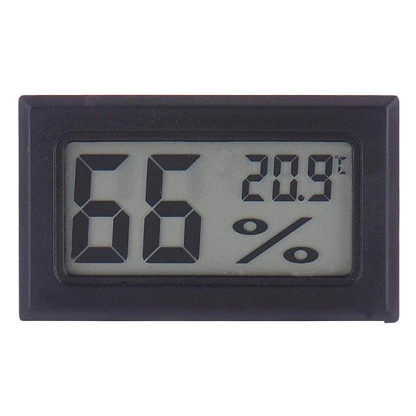 Termo Higrômetro Digital Medidor Temperatura Umidade Sensor Interno