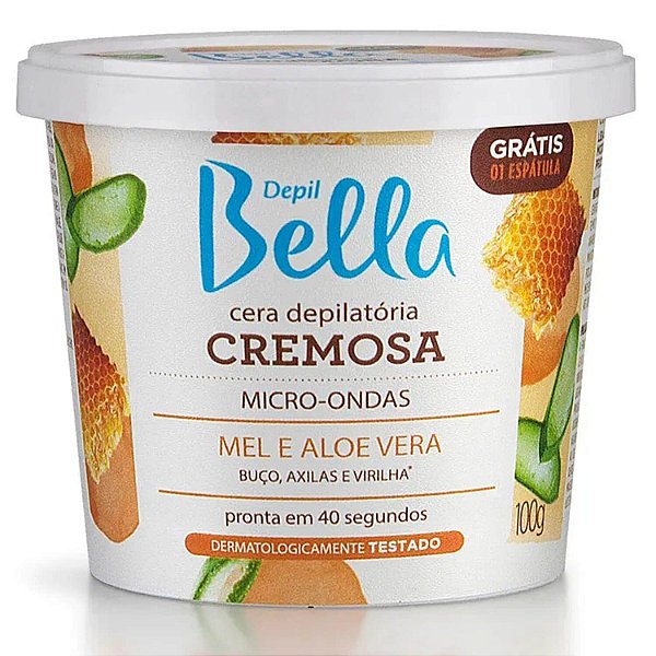 Cera Depil Bella para Microondas Mel 100g