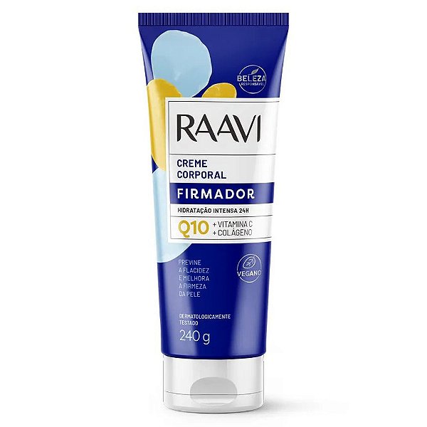 Creme Firmador para o corpo  Raavi Q10 240g