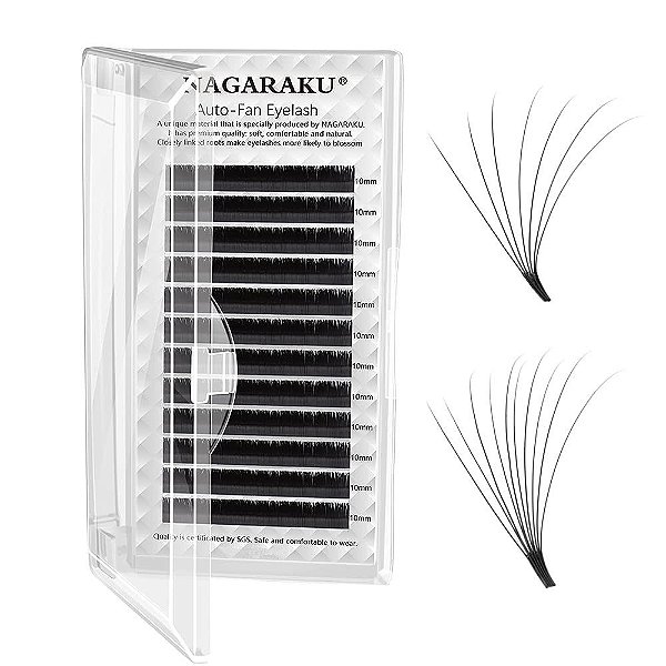 Cílios Nagaraku Auto Fan Volume Russo Espessura 0.05mm