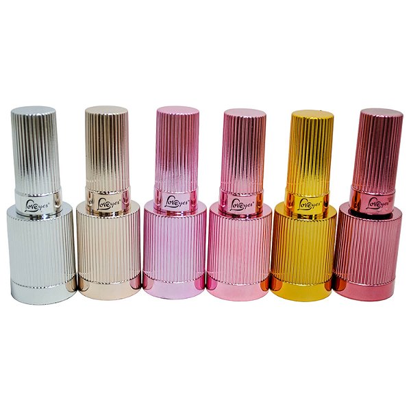 Kit 6 Esmalte Love Yes Cremoso Extra Brilho Efeito Espelhado 1-6 6ml