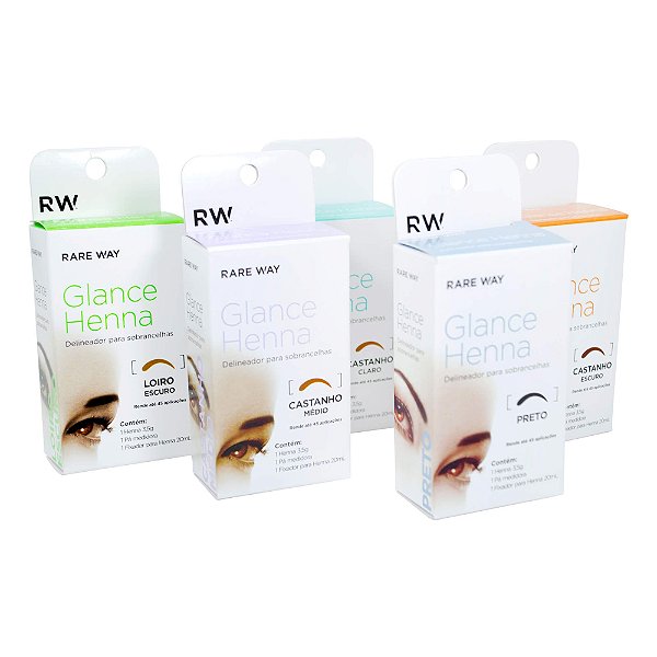 Henna Glance Delineador de Sobrancelhas Rare Way 3,5g