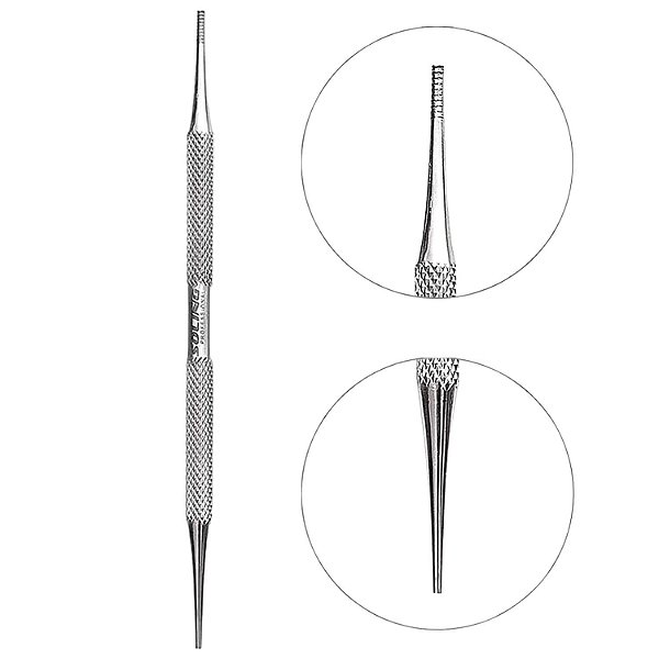 Palito Inox Instrumento Manicure Soling Ponta Dupla Ref. 73