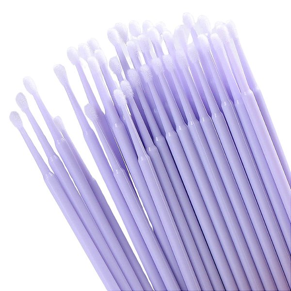 Microbrush Bastonete Alongamento de Cílios 2.0m 100un Colors