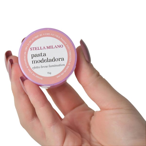 Pasta Modeladora Stella Milano Efeito Brow Lamination 15g