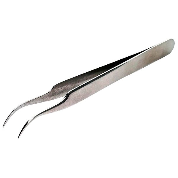 Pinça Vermonth Ponta Fina Curvada 12cm TS15