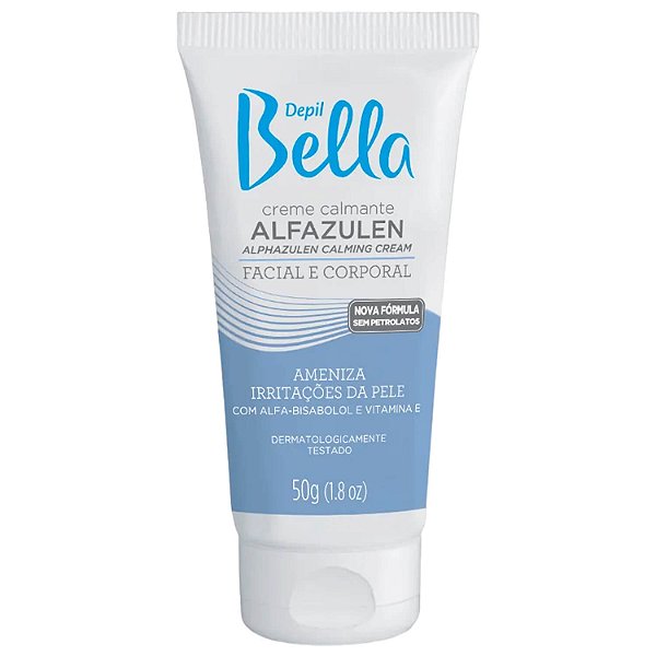Creme Calmante Facial e Corporal Depil Bella Alfazulen 50g