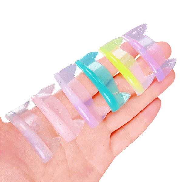 Molde Silicone Anatômico Autoadesivo para Lash Lift Curl U Batman