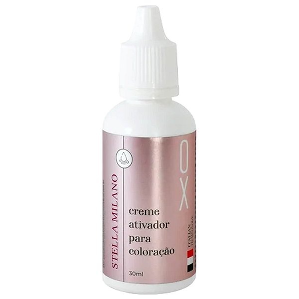 Creme Oxidante Ativador Stella Milano Coloração Gel para Sobrancelha 30ml
