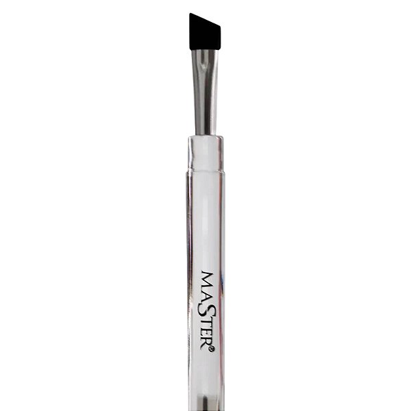 Pincel de Silicone Chanfrado Master para Acoplagem Lash Lifting 1un Preto