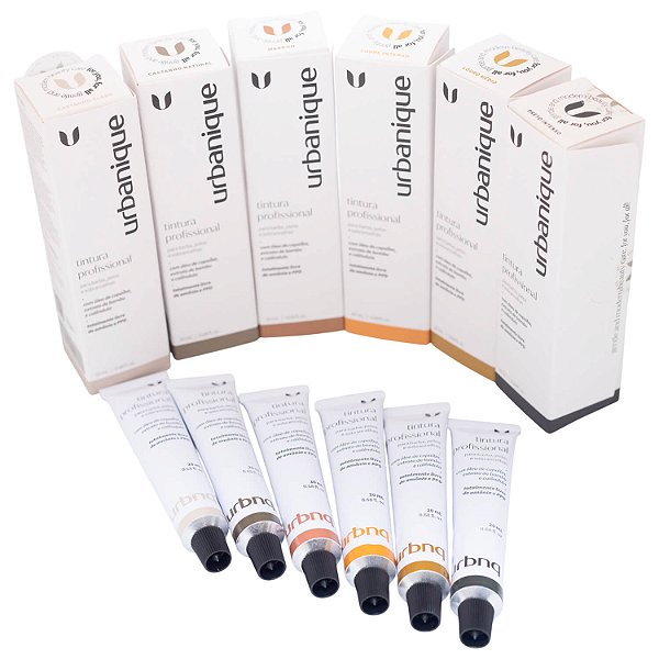 Tintura Profissional Urbanique para Sobrancelhas Cílios e Barba 20ml