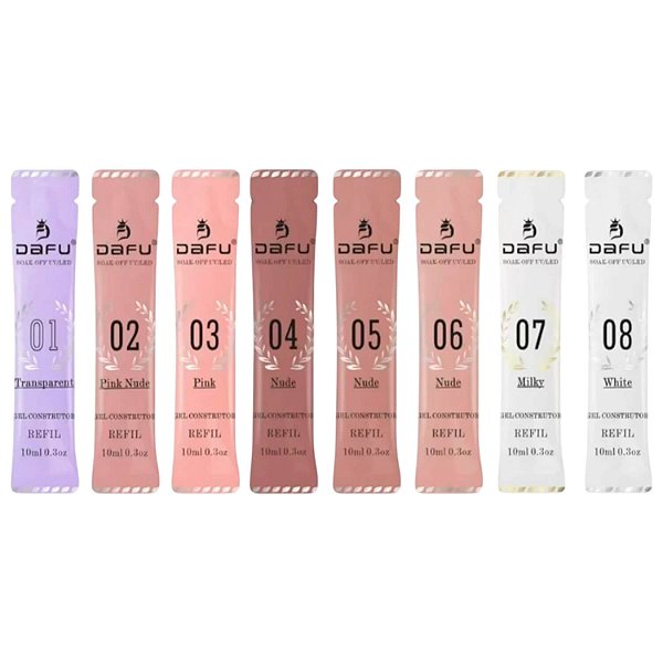 Gel Construtor Dafu Alongamento de Unha Secagem Uv/Led Refil 15ml