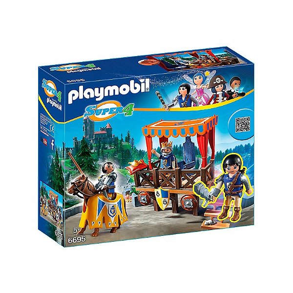 Playmobil 6695 - Super 4 Tribuna Real com Alex