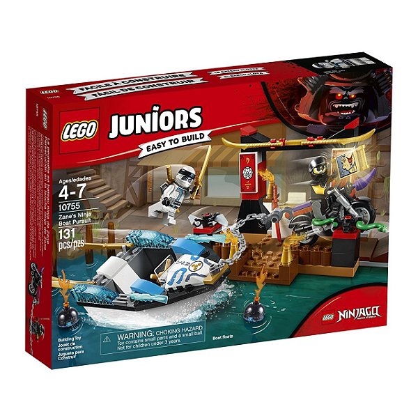 LEGO Juniors - A Perseguição de Barco Ninja do Zane 10755