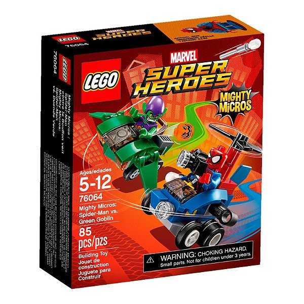 LEGO Super Heroes - Mighty Micros Homem Aranha Vs Duende Verde 76064