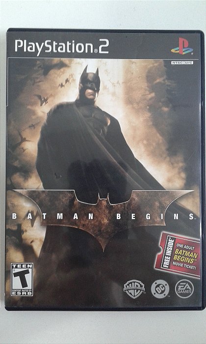 Game Para Ps2 Batman Begins Ntsc Us Ploft Store Cultura Pop Na Sua Vida - eu quero assistir homem jogando roblox do batman