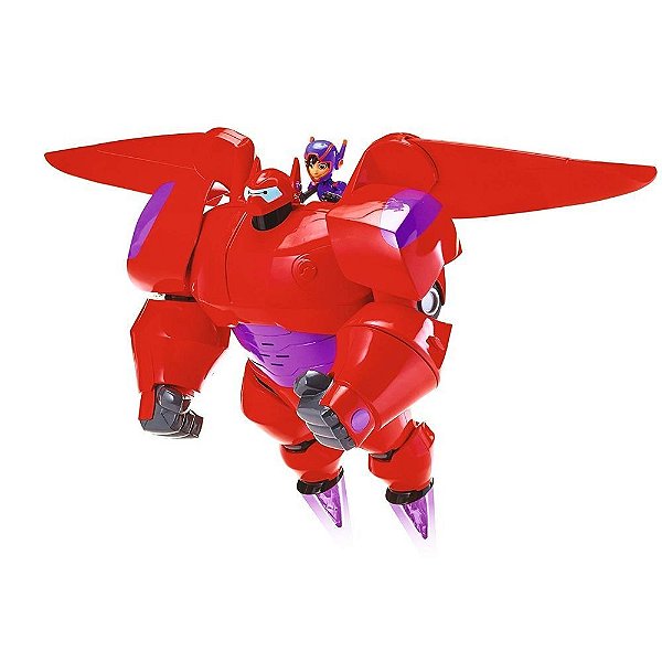 Big Hero 6 - Boneco Baymax Chama Voadora Com Hiro
