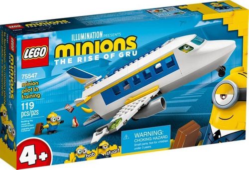Lego Minions - Piloto Minion Recebendo Treinamento 75547