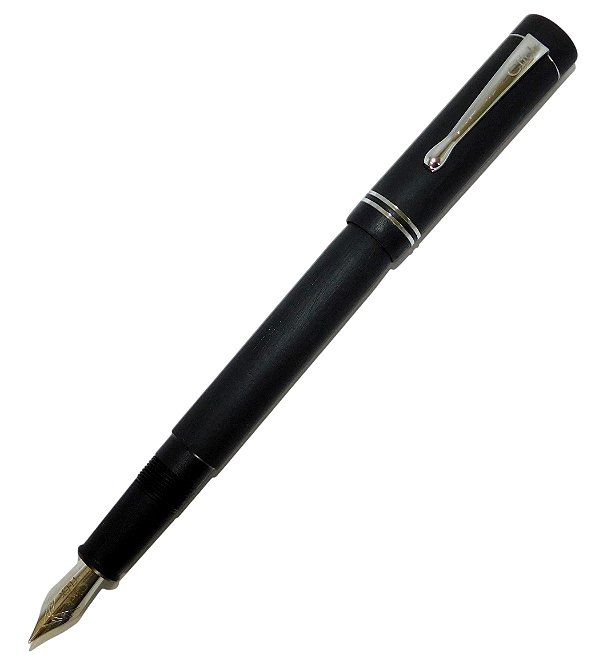 Caneta Tinteiro Click Renaissance Ebonite Carbon Flex