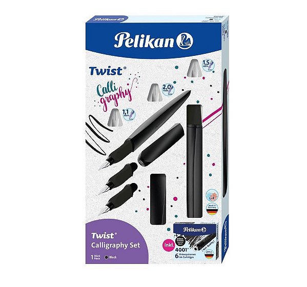 Kit de Caligrafia Pelikan Twist c/3 Penas